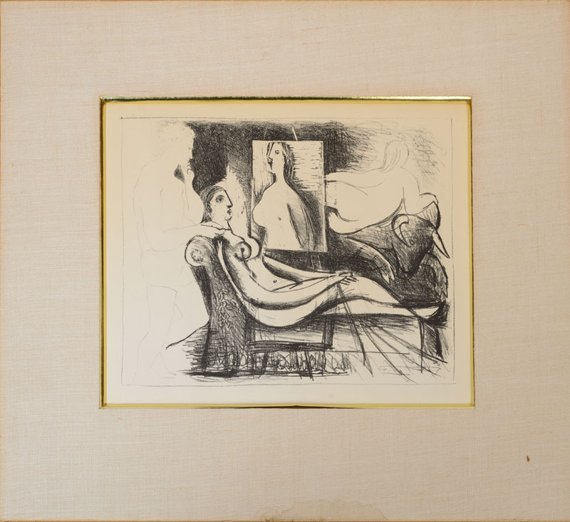 Appraisal: PABLO PICASSO - LE PEINTRE ET SON MOD LE Lithograph