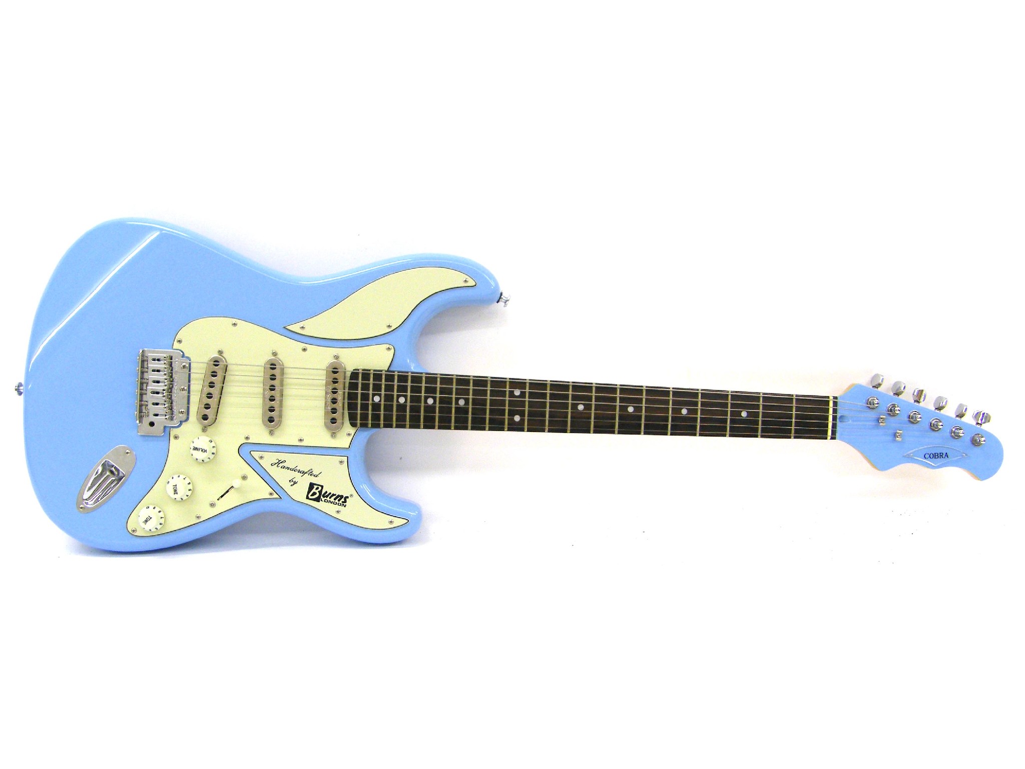 Appraisal: Burns Club Series Cobra electric guitar ser no blue finish