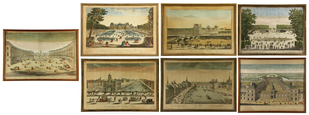 Appraisal: - th th C Views of Paris Late th early