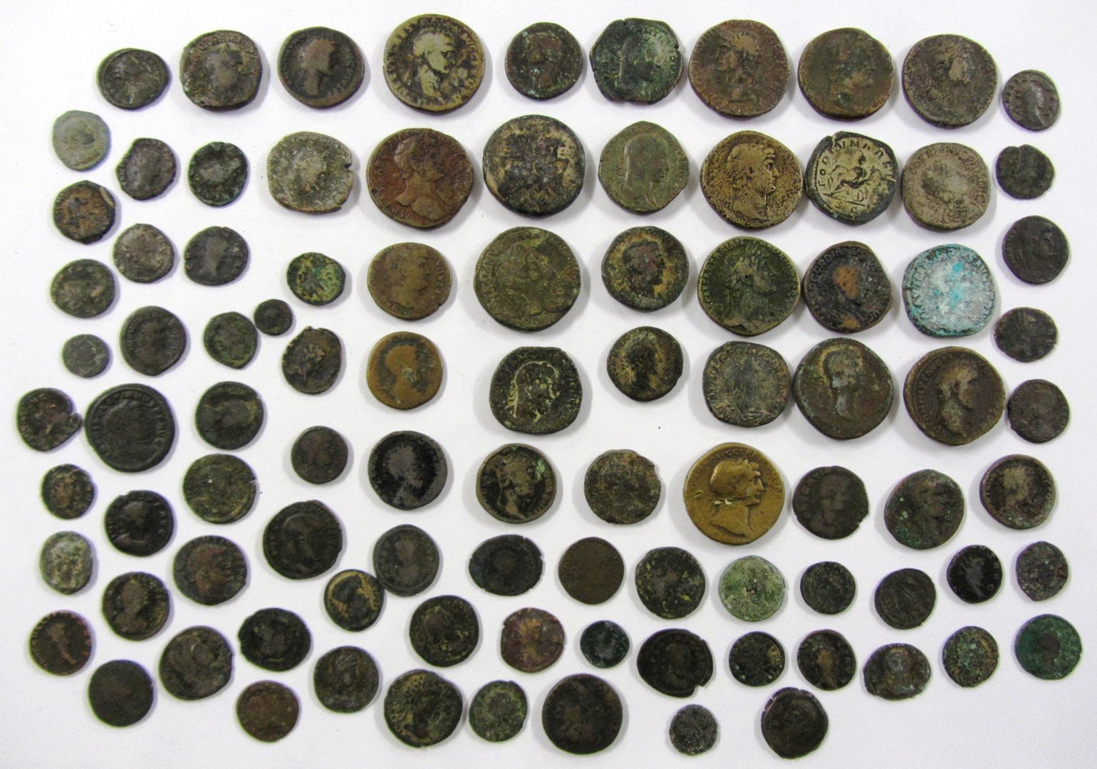 Appraisal: Roman Empire bronze coinage first to fourth century a quantity