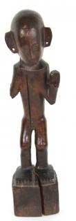 Appraisal: Antique African Carving Antique African Wooden Carving Missing arm otherwise