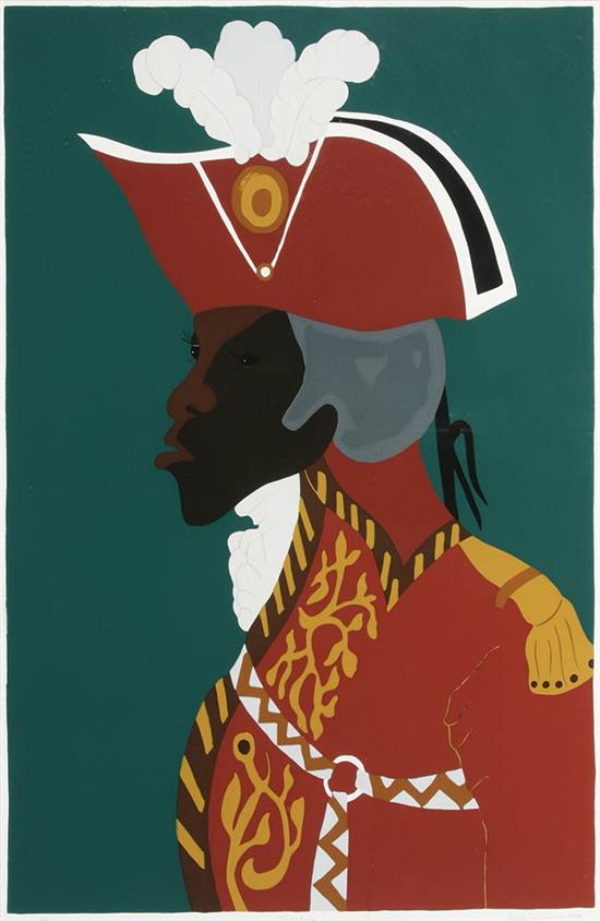 Appraisal: Jacob Lawrence American - General Toussaint L'Ouverture Serigraph signed Jacob