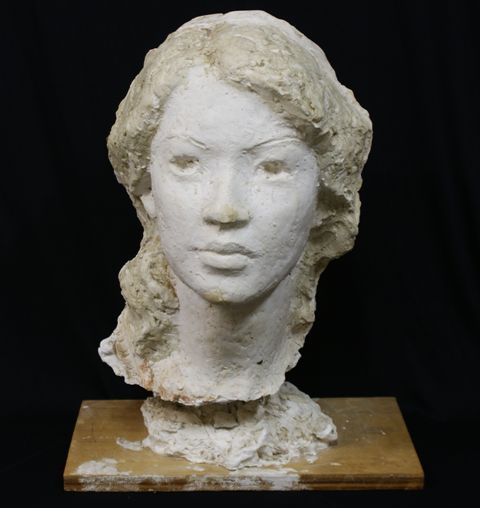 Appraisal: Drago Cherina born Untitled plaster height cm Provenance Private Collection