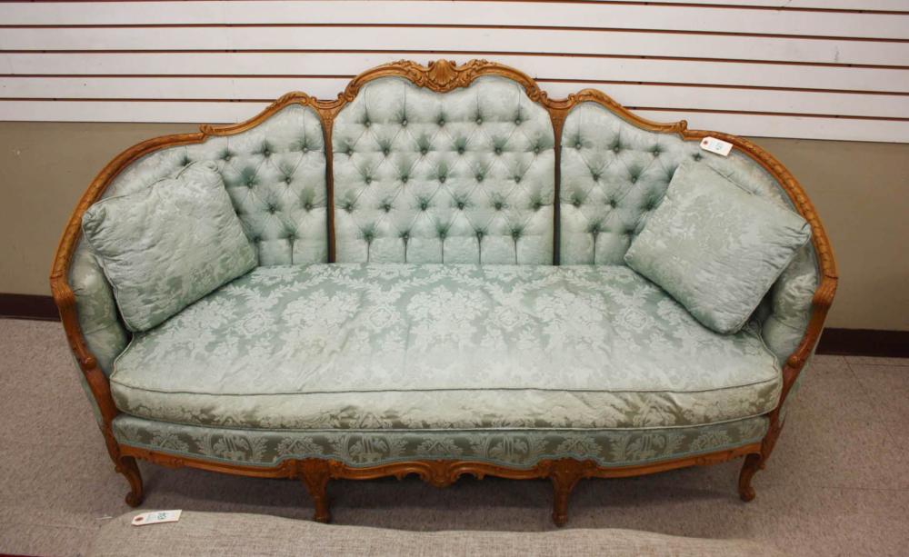 Appraisal: LOUIS XV STYLE SOFA American second quarter of the th