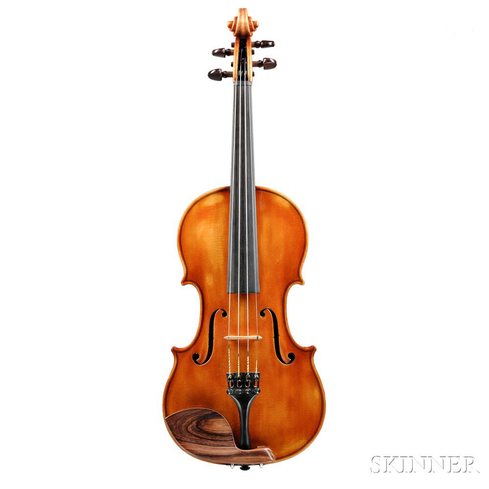 Appraisal: Modern German Violin labeled WALTER HAMMA STUTTGART length of two-piece