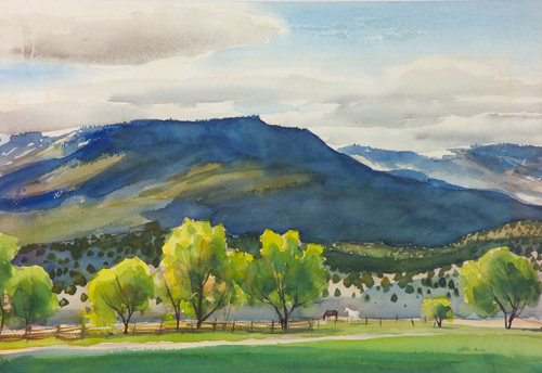 Appraisal: Harry Leith-Ross American - Utah Landscape c Watercolor on paper