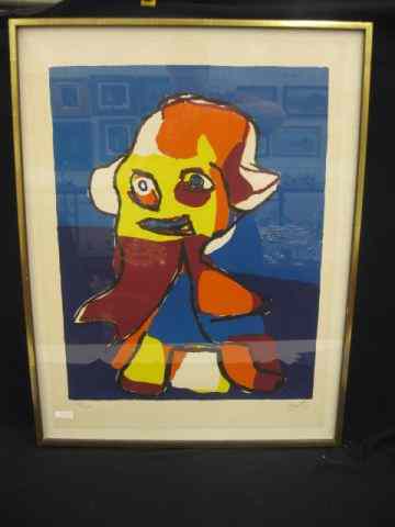 Appraisal: Karel Appel Lithograph Little Boy pencil signed numbered fo image