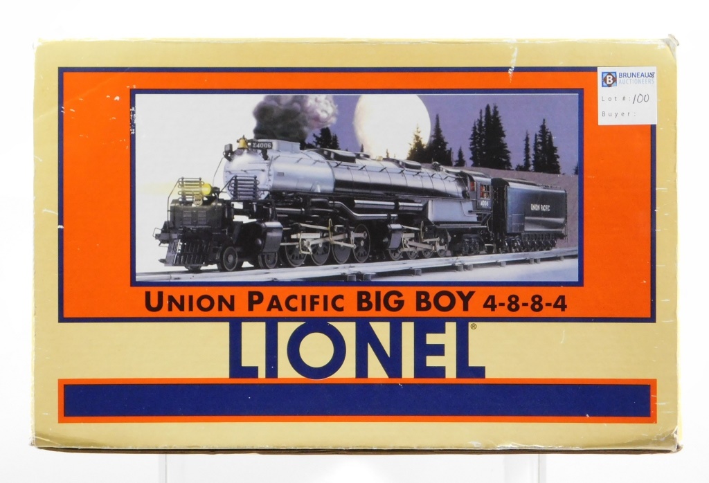 Appraisal: LIONEL UNION PACIFIC BIG BOY - - - STEAM TRAIN