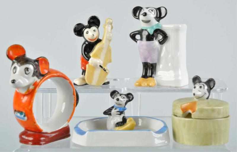 Appraisal: Lot of China Walt Disney Mickey Mouse Items Description German