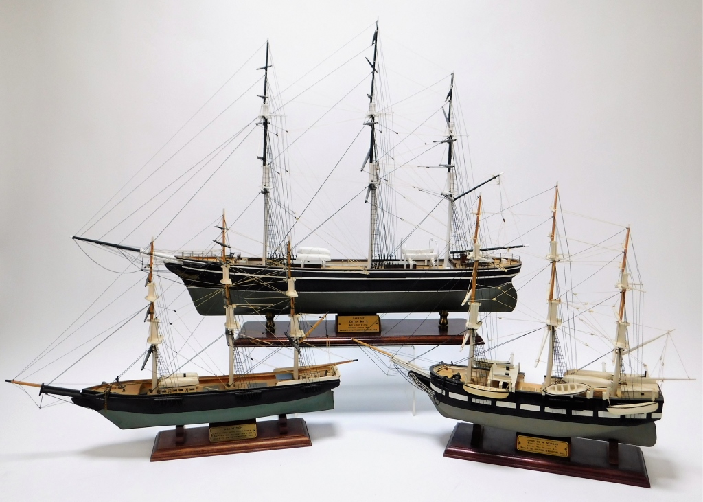 Appraisal: PC PIEL CRAFTSMEN ASSORTED SHIP MODELS Massachusetts th CenturyIncludes a