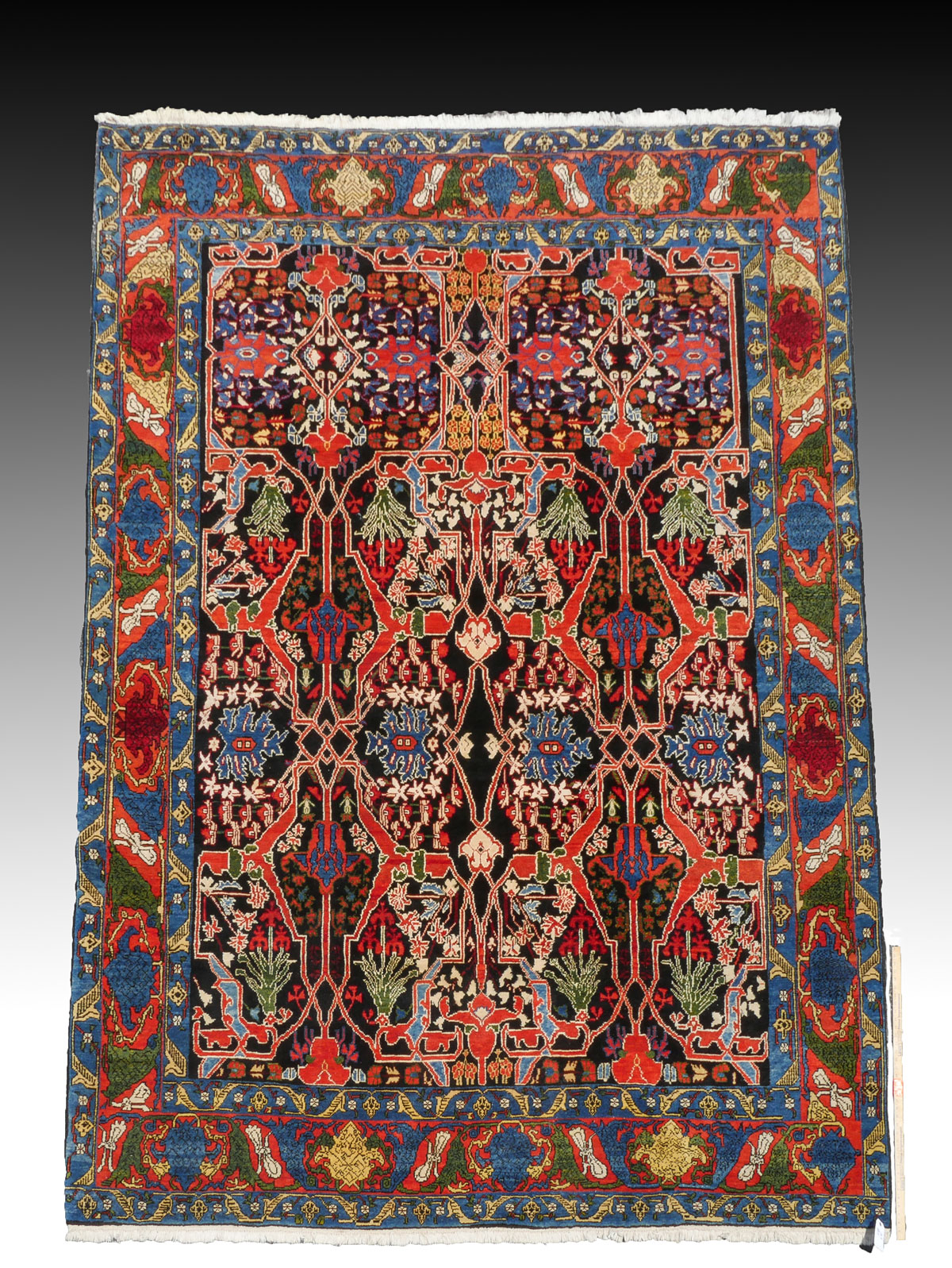 Appraisal: TURKISH BIDJAR HAND KNOTTED WOOL ROOM SIZE RUG ' ''