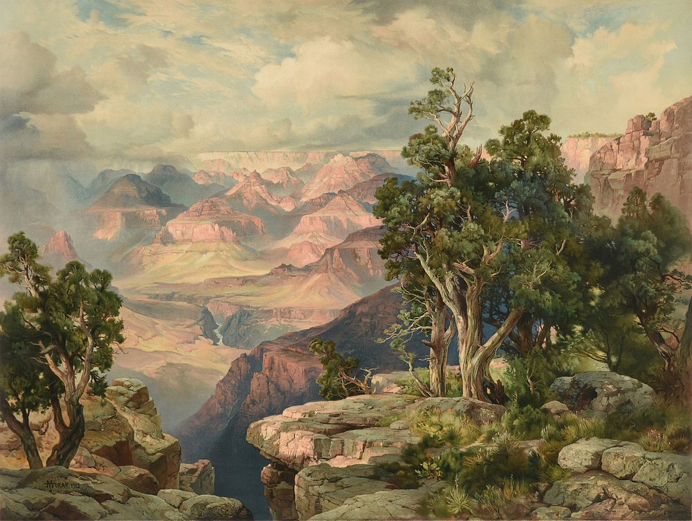 Appraisal: THOMAS MORAN AMERICAN - A CHROMOLITHOGRAPH Grand Canyon of Arizona