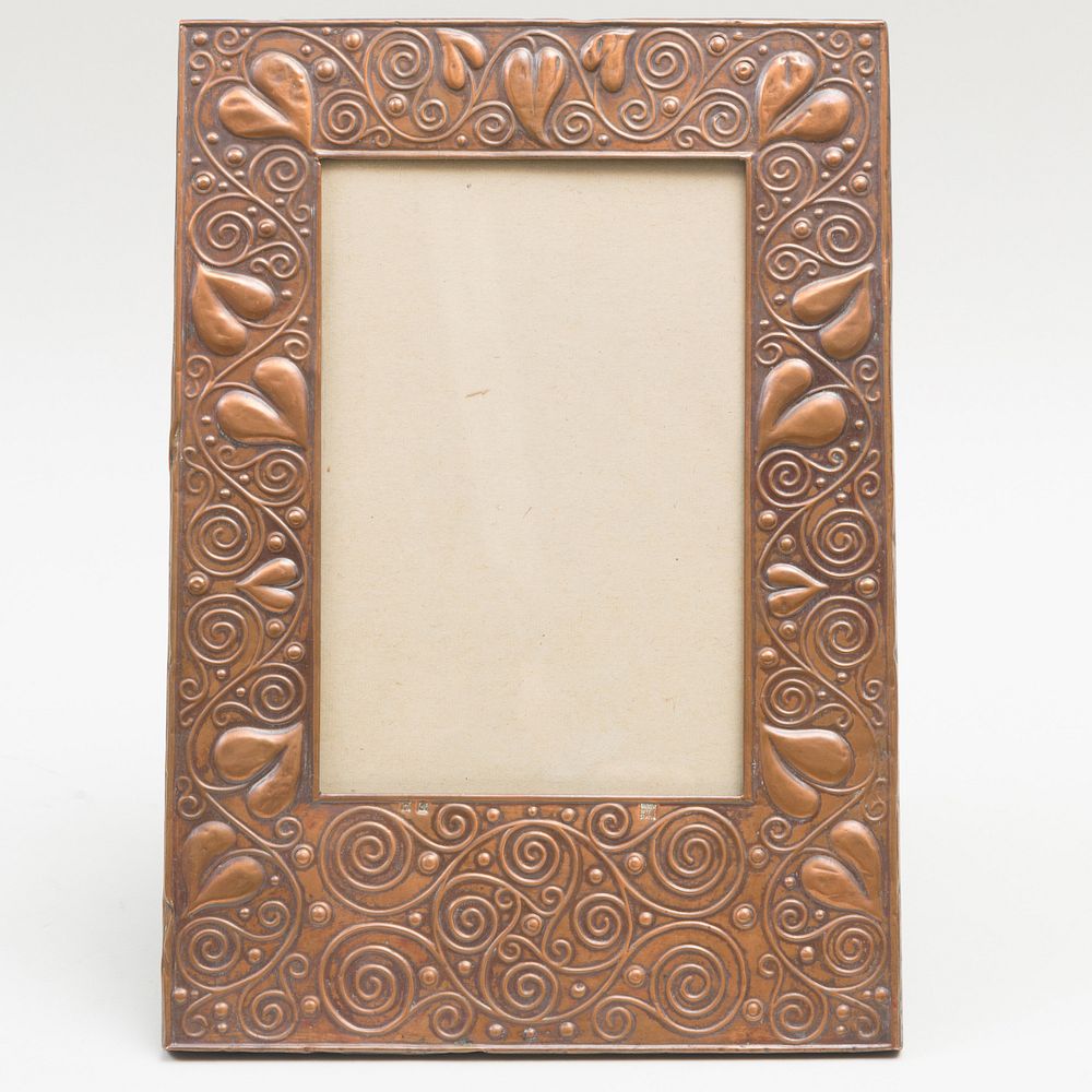 Appraisal: Josef Hoffman Copper Picture Frame for the Wiener Werkst tte