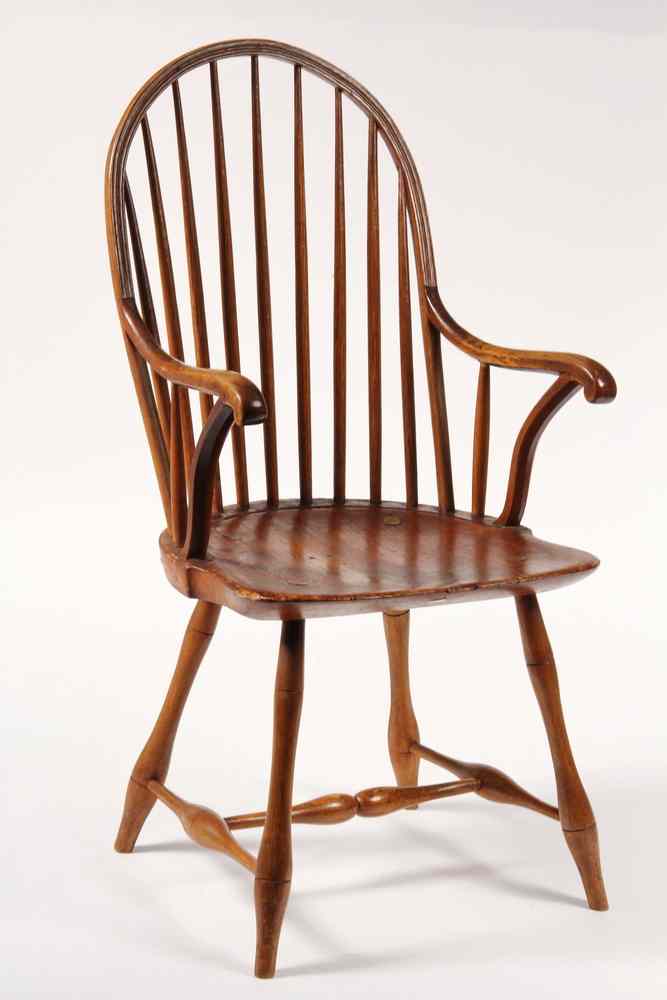 Appraisal: WINDSOR CHAIR - Windsor Chair attributed to Reuben Sanborn of