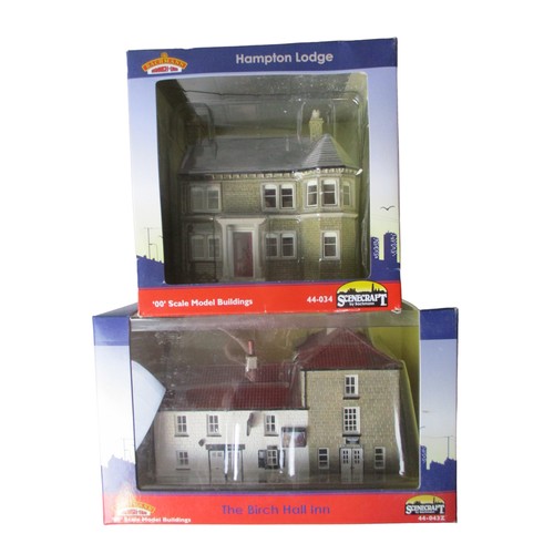 Appraisal: New boxed Bachmann oo gauge railway buildings The Birch Hall