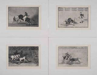 Appraisal: Study Collection Goya th century prints from Francisco de Goya