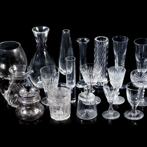 Appraisal: A Collection of Cut Glass Stemware Articles Various Makers th