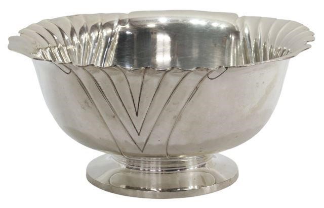 Appraisal: American sterling silver footed round bowl Tuttle Silversmiths in the