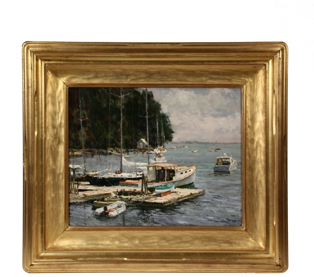 Appraisal: TODD REIFERS IL ME - - Rockport Floats oil on