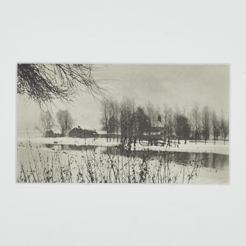 Appraisal: Peter Henry Emerson - BLEAK WINTER PLATE IX FROM MARSH