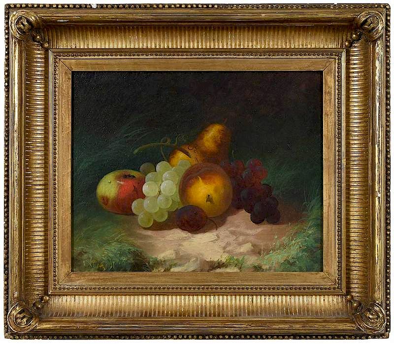 Appraisal: Carducius P Ream Illinois Ohio - Fruit Still Life unsigned