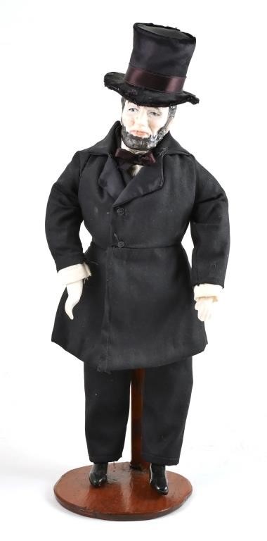 Appraisal: OLD ABRAHAM LINCOLN DOLL