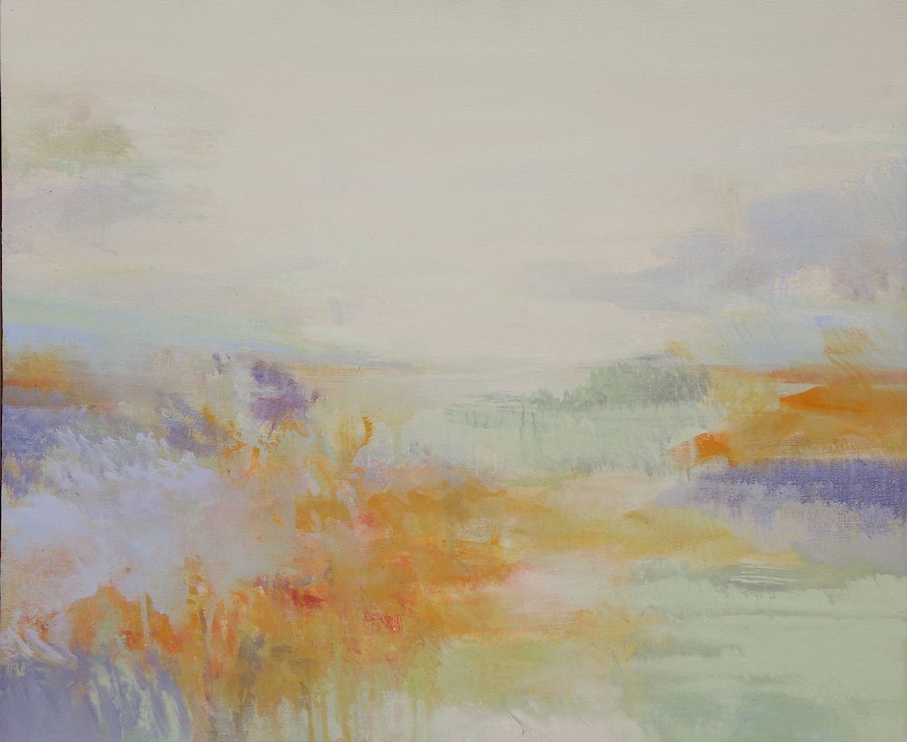 Appraisal: BRENDA HOROWITZ AMERICAN b Oil on Canvas Poppy Field From