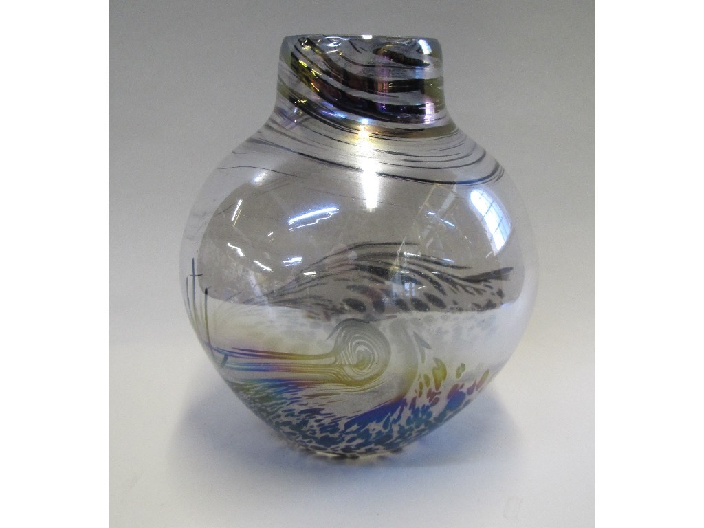 Appraisal: John Ditchfield glass vase