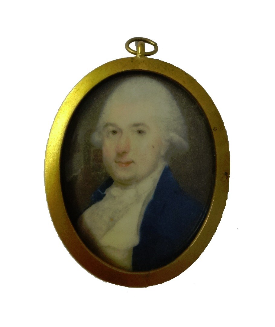 Appraisal: Late th century English School portrait miniature on ivory of