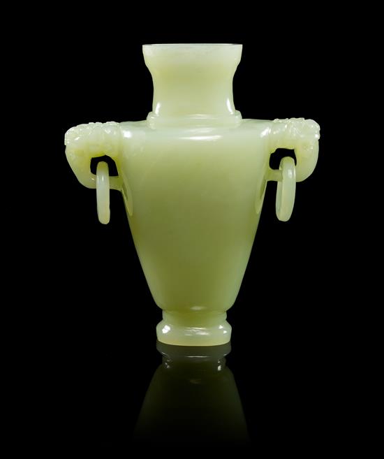 Appraisal: Sale Lot A Celadon Jade Vase of an even celadon