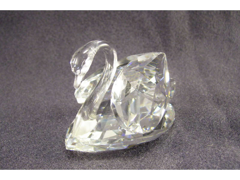 Appraisal: Swarovski Crystal Swan Crystal swan Marked Swarovski Measures high and