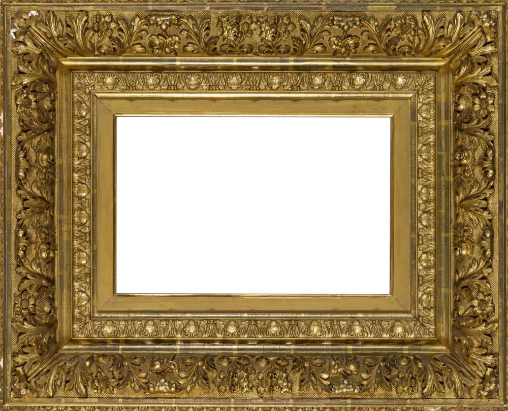 Appraisal: RENAISSANCE STYLE FRAME American th century Rabbet size - x