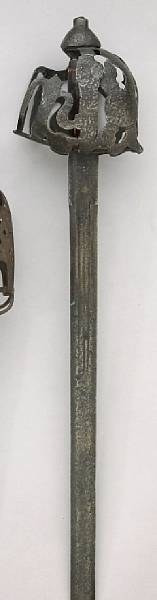 Appraisal: A Scottish ribbon hilt broadswordprobably second half th century Straight