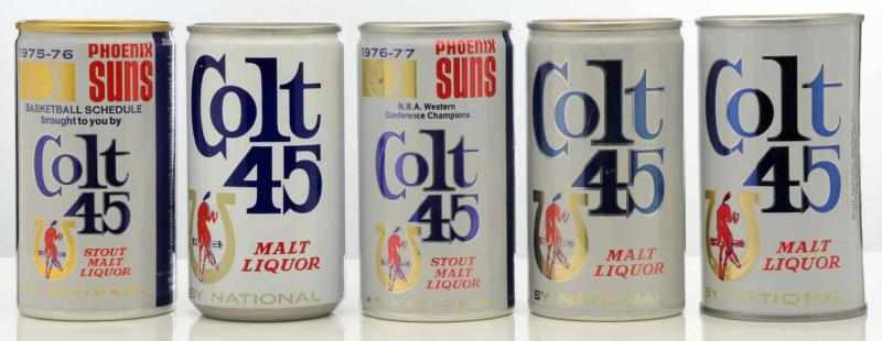 Appraisal: Colt Beer Cans Two with bank tops one with opened