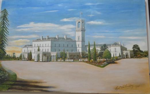 Appraisal: CYRIL W'M CAUDERY PARLIAMENT HOUSE OIL ON BOARD X CM