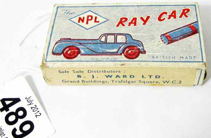 Appraisal: N P L miniature Ray Car in original box