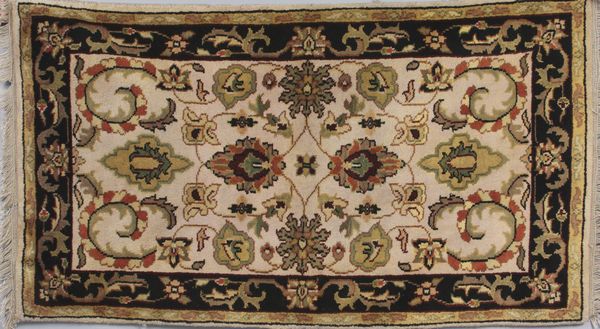 Appraisal: Indo Mahal rug ' x ' Good condition EST