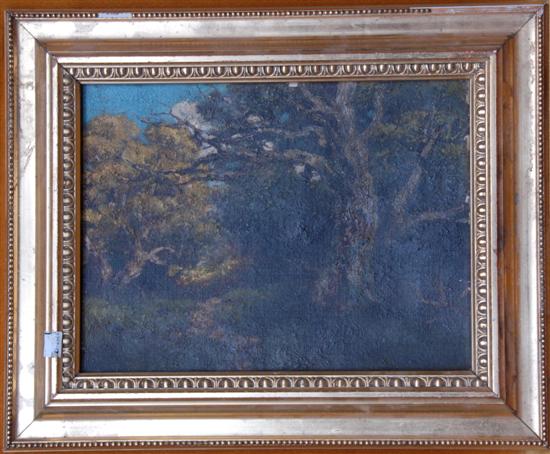 Appraisal: OIL ON CANVAS OF FOREST Landscape unsigned X