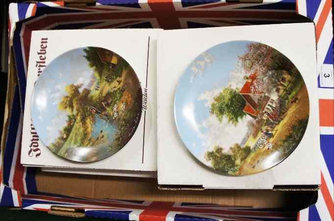 Appraisal: A collection of Leftmann Weiden Christian Luckel Plates all boxed