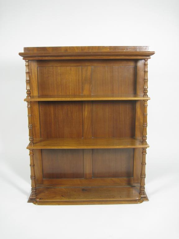 Appraisal: A set of th Century mahogany Wall Shelves of graduated