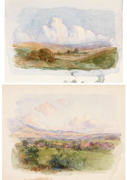 Appraisal: Leonard Lester American - Three California Landscape Studies One Brush