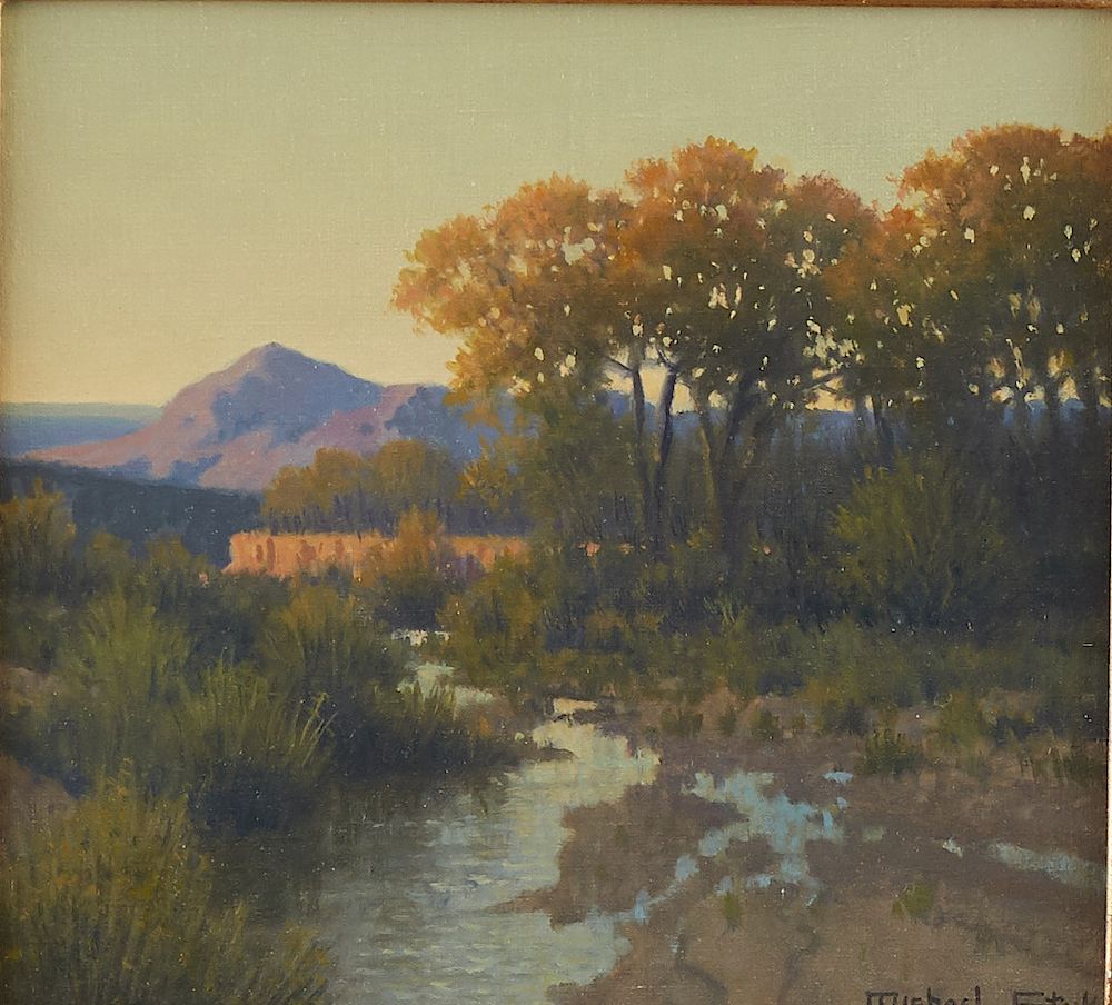 Appraisal: Michael Stack San Pedro Evening Light Oil on Canvas Michael