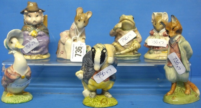 Appraisal: A Collection of Royal Albert Beatrix Potter Figures Comprising Old