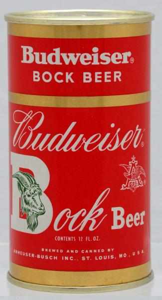 Appraisal: Budweiser Bock Flat Top Beer Can Like - Rare variation