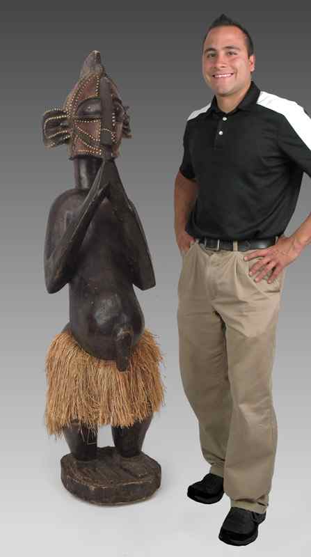 Appraisal: AFRICAN GUINEA BAGA NIMBA FIGURE '' x '' x ''CONDITION