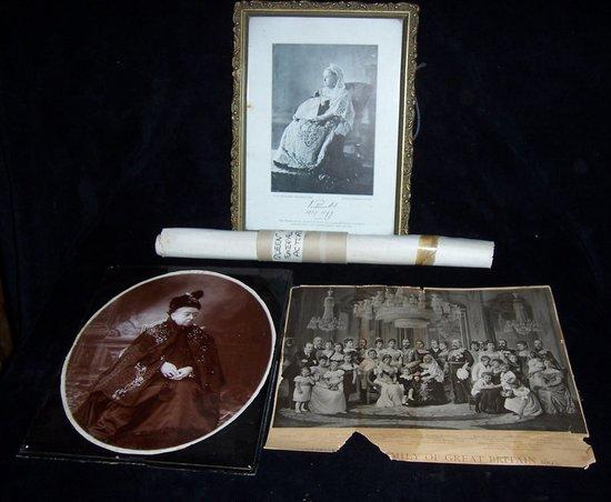 Appraisal: A framed photographic print commemorating Queen Victoria's Diamond Jubilee cm