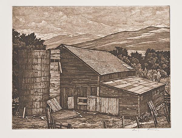 Appraisal: LUIGI LUCIONI AMERICAN - ASSOCIATED AMERICAN ARTISTS Vermont Survival etching