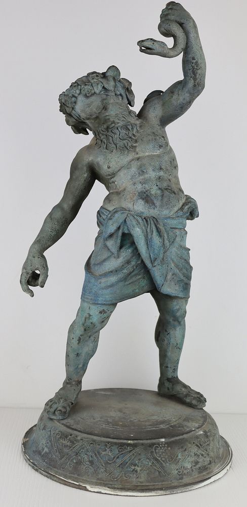 Appraisal: Grand Tour Bronze of Drunken Silenus Grand Tour bronze of