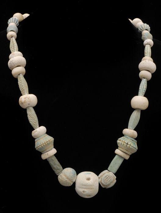 Appraisal: Ancient-Style Beaded Necklace in