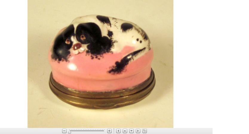 Appraisal: Buxton enamel box late th century